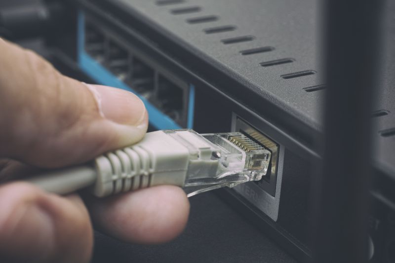 Ethernet Cable Installation detail