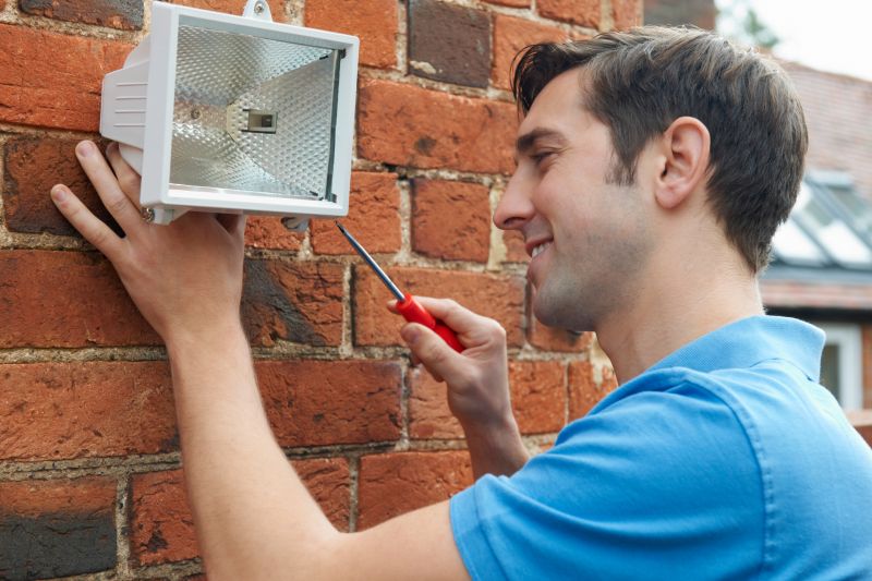 Floodlight Installation detail